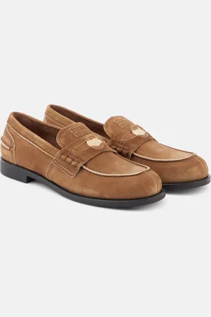 Miu Miu Loafers aus Veloursleder