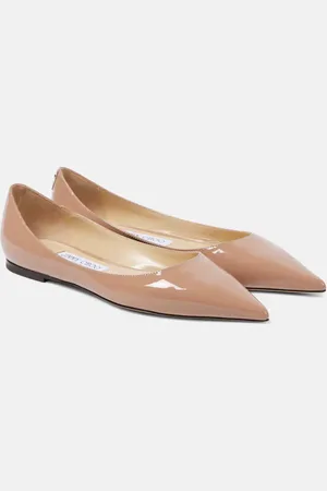 Jimmy Choo Ballerinas Love aus Lackleder
