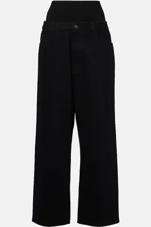 Alaïa Alaïa High-Rise Straight Jeans