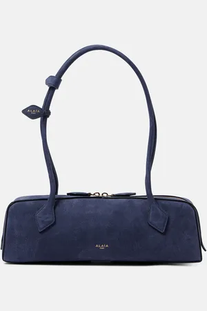 Alaïa Alaïa Schultertasche Le Teckel Medium aus Veloursleder