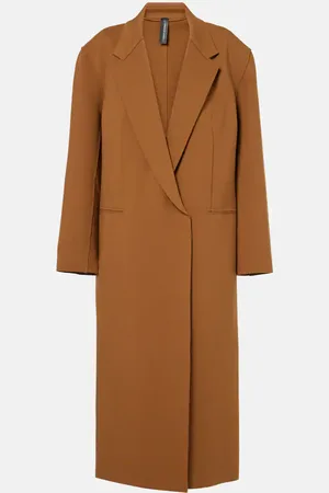 Norma Kamali Oversize-Mantel aus einem Baumwollgemisch