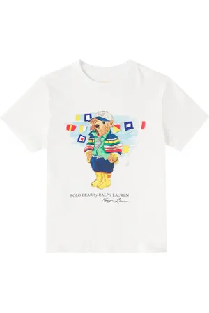 Ralph Lauren T-Shirt Polo Bear aus Baumwoll-Jersey