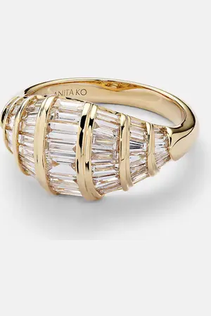 Anita Ring Zoe aus 18kt Gelbgold mit Diamanten
