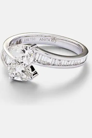 Anita Ring Saturn aus 18kt Weißgold mit Diamanten