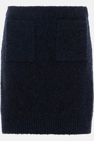 Bottega Veneta Midirock aus Bouclé
