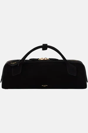 Alaïa Alaïa Clutch Le Teckel aus Veloursleder
