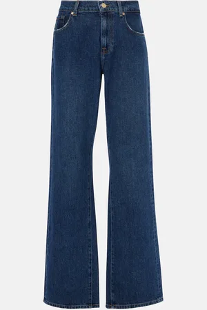 7 for all Mankind High-Rise Straight Jeans