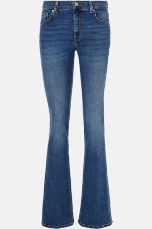 7 for all Mankind Low-Rise Bootcut Jeans
