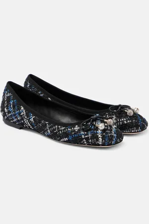 Jimmy Choo Ballerinas Elme aus Tweed