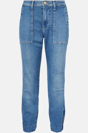 7 for all Mankind High-Rise Straight Jeans