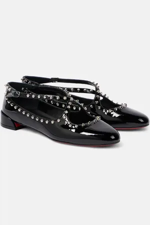 Christian Louboutin Verzierte Ballerinas Pilouta Jane aus Lackleder