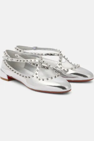 Christian Louboutin Verzierte Ballerinas Pilouta Jane aus Leder
