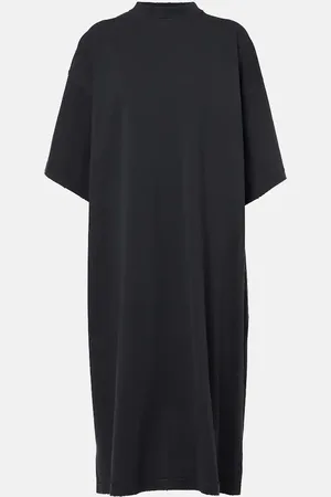 Balenciaga Midikleid aus Baumwoll-Jersey