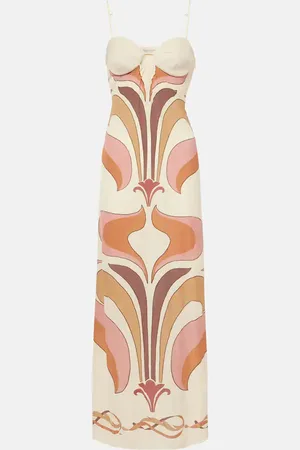 Adriana Degreas Bedrucktes Maxikleid