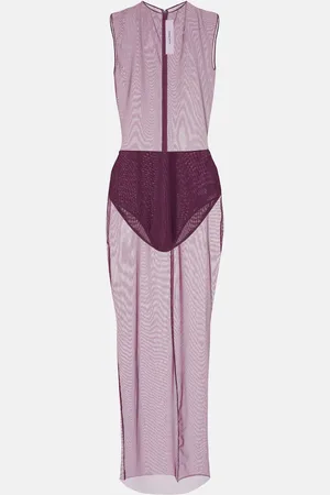 ALEX PERRY Midikleid aus Mesh