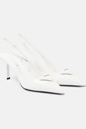 Prada Slingback-Pumps 75 aus Leder