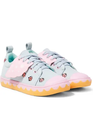 Stella McCartney Bestickte Sneakers aus Denim