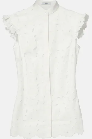 Erdem Bluse aus einem Baumwollgemisch