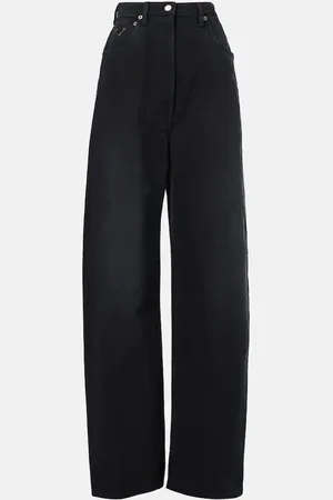 Prada High-Rise Wide-Leg Jeans