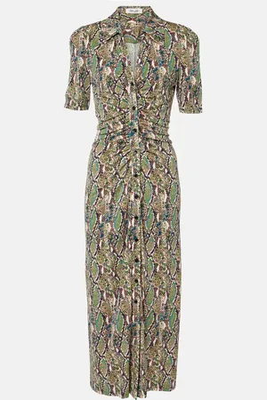 Diane von Furstenberg Bedrucktes Midikleid Zoey aus Jersey