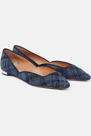 Aquazzura Ballerinas Maia aus Tweed