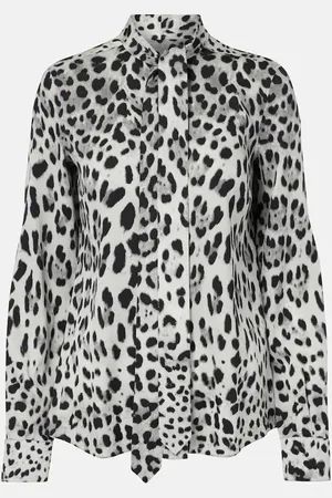 Dolce & Gabbana Schluppenbluse aus einem Seidengemisch
