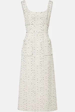 Elie saab Midikleid aus Tweed