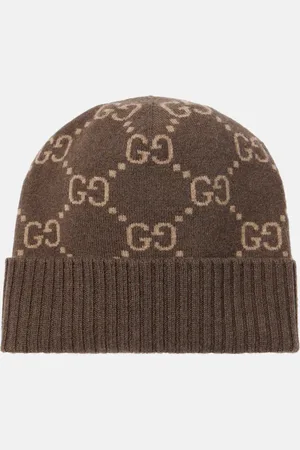 Gucci Mütze GG aus Kaschmir-Jacquard