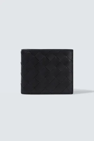 Bottega Veneta Portemonnaie Intrecciato aus Leder