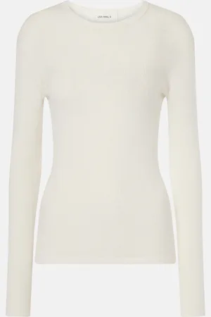 Lisa Yang T-Shirt Vivian aus Baumwolle und Kaschmir
