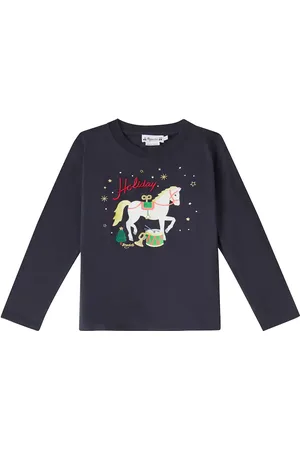 BONPOINT Bedrucktes T-Shirt Tadda aus Baumwolle