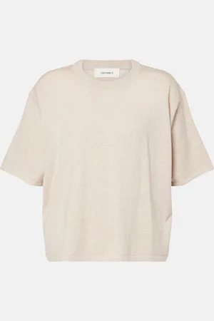 Lisa Yang T-Shirt Rubie aus Baumwolle und Kaschmir