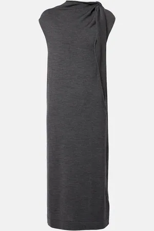 Jil Sander Midikleid aus Wolle