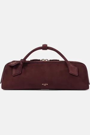 Alaïa Alaïa Clutch Le Teckel aus Veloursleder