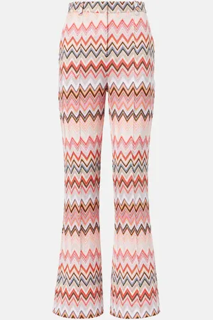 Missoni Gerade Hose aus Häkelstrick