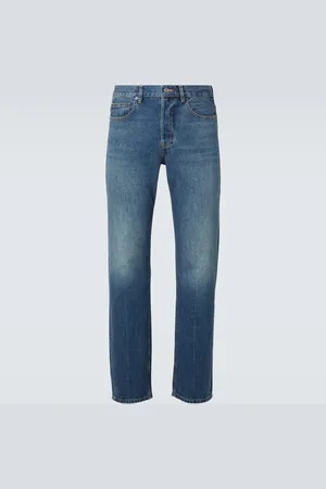 Frame Mid-Rise Straight Jeans The Straight