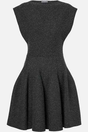 Alaïa Alaïa Minikleid Godet aus einem Seidengemisch