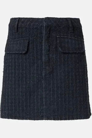 Self-Portrait Minirock aus Denim