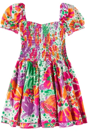 POUPETTE ST BARTH Bedrucktes Kleid Bertha aus Baumwolle