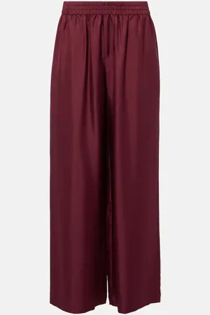 Lisa Yang Weite Hose aus Seidensatin