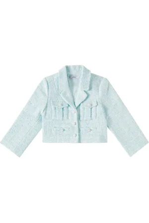 Self-Portrait Verzierte Jacke aus Tweed