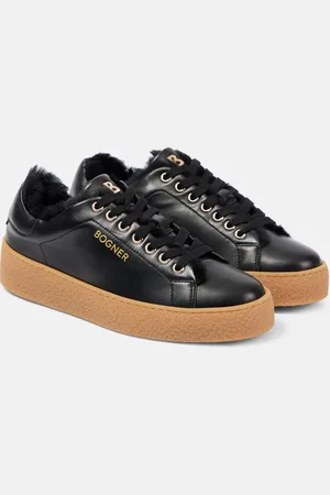 Bogner Sneakers Lucerne aus Leder mit Shearling