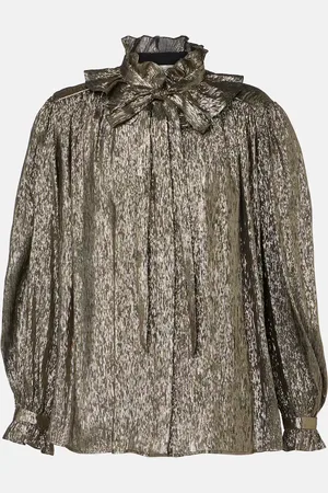 Chloé Chloé Bluse aus Lamé