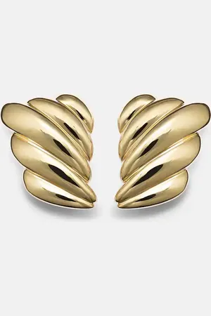 Anita Ohrringe Croissant Large aus 18kt Gelbgold