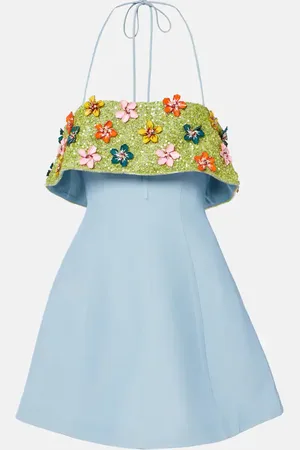 ALÉMAIS Alémais Verziertes Minikleid Yasmine