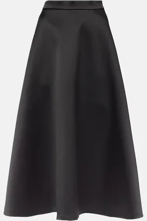 Rohe Róhe Midirock aus Satin