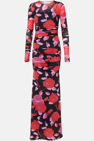 BLUMARINE Bedrucktes Maxikleid Fine Jer
