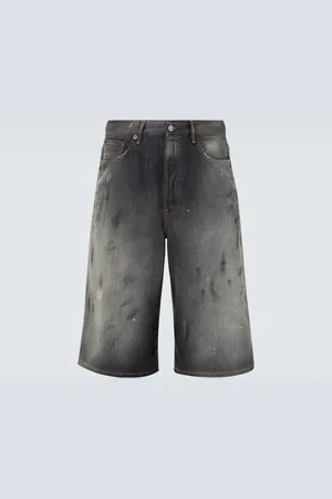 Acne Studios Distressed Jeansshorts