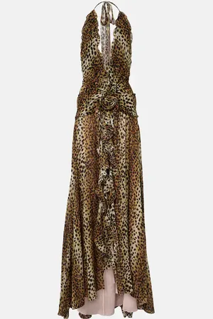 BLUMARINE Bedrucktes Maxikleid Georg