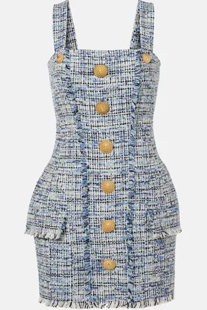 Balmain Minikleid aus Tweed